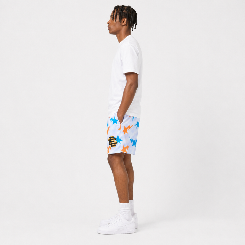 EE Mesh Short - Sky Starburst (EE14) - side view