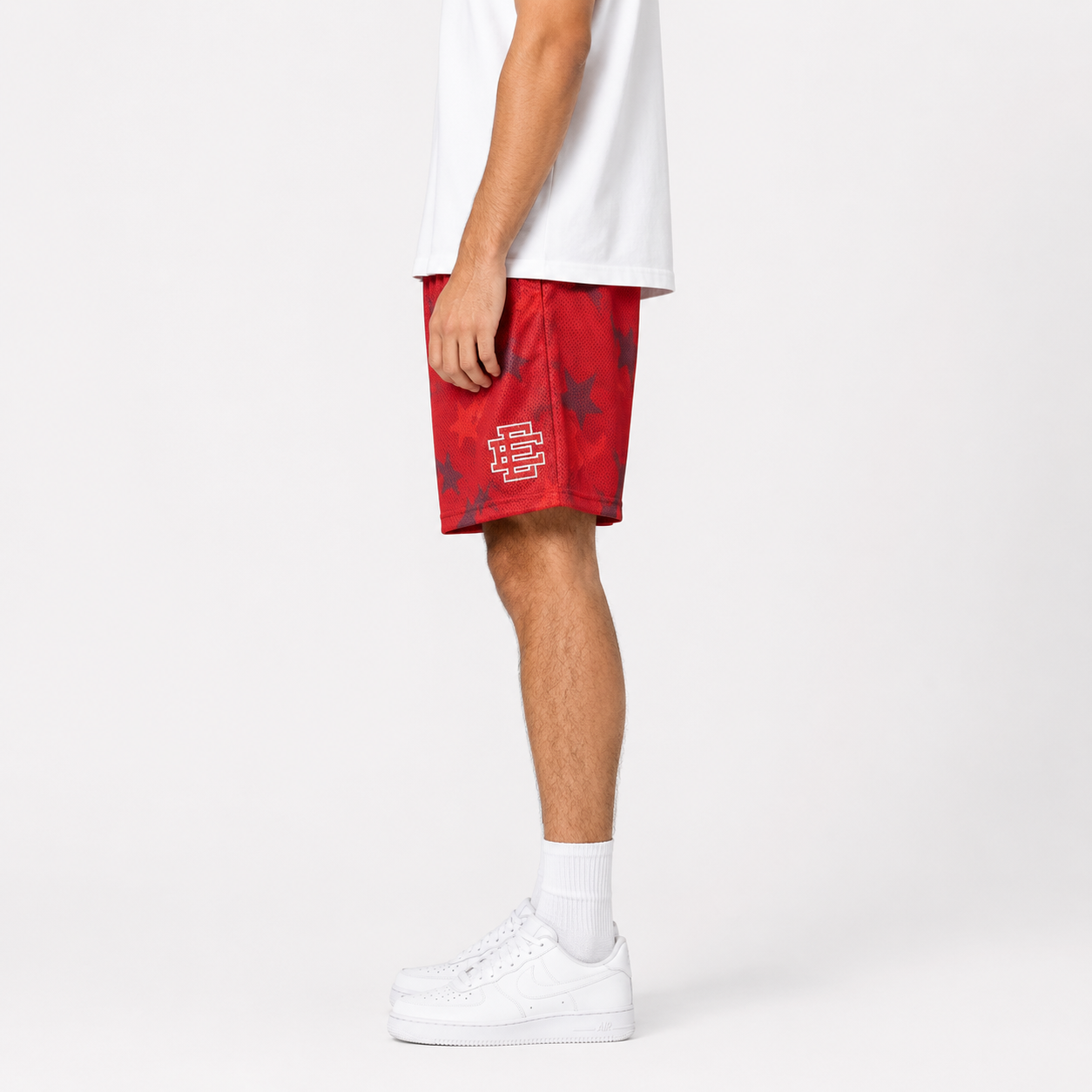 EE Mesh Short - Crimson Starfall (EE01) - side view