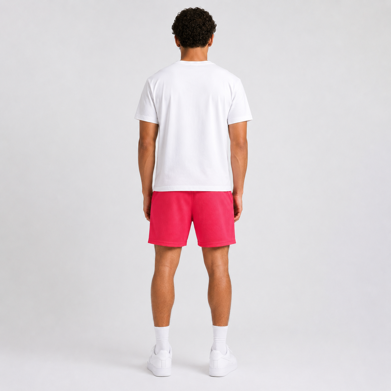 EE Mesh Short - Hot Pink (EE05) - back view