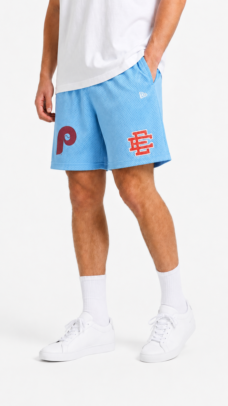 EE Mesh Short - Powder Blue Phillies (E37) - product photo