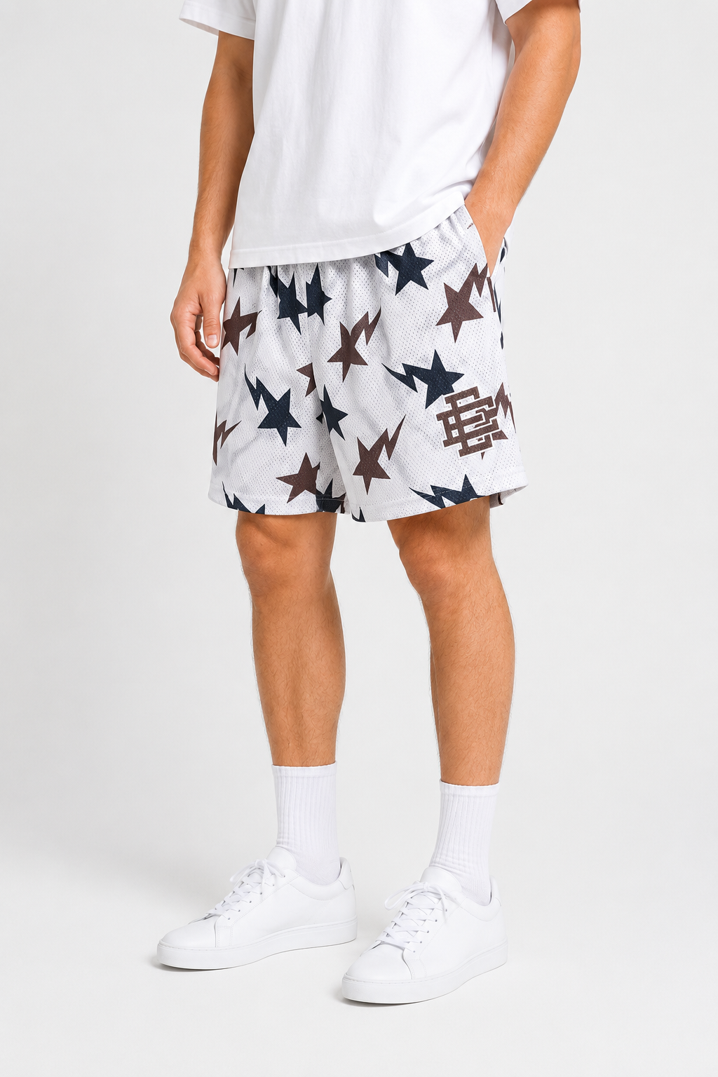 EE Mesh Short - White Starfield (E05) - product photo