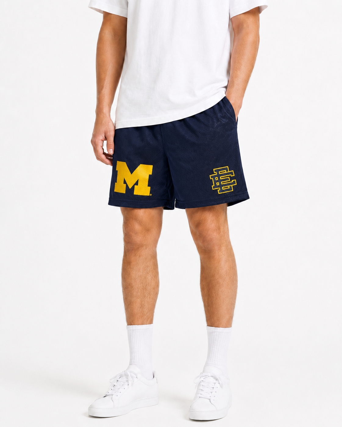 EE Mesh Short - Michigan Navy (E26) - product photo