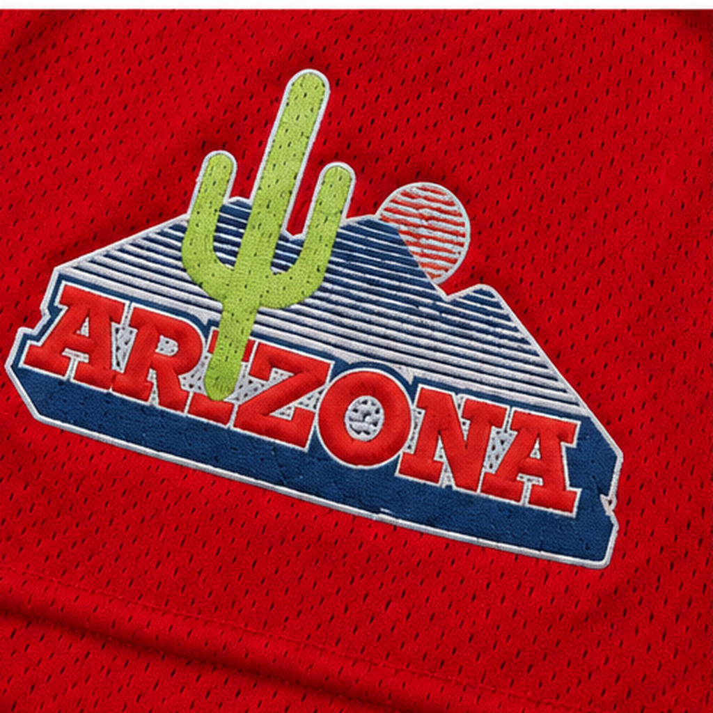 EE Mesh Short - Arizona Red (EE73) - detail view