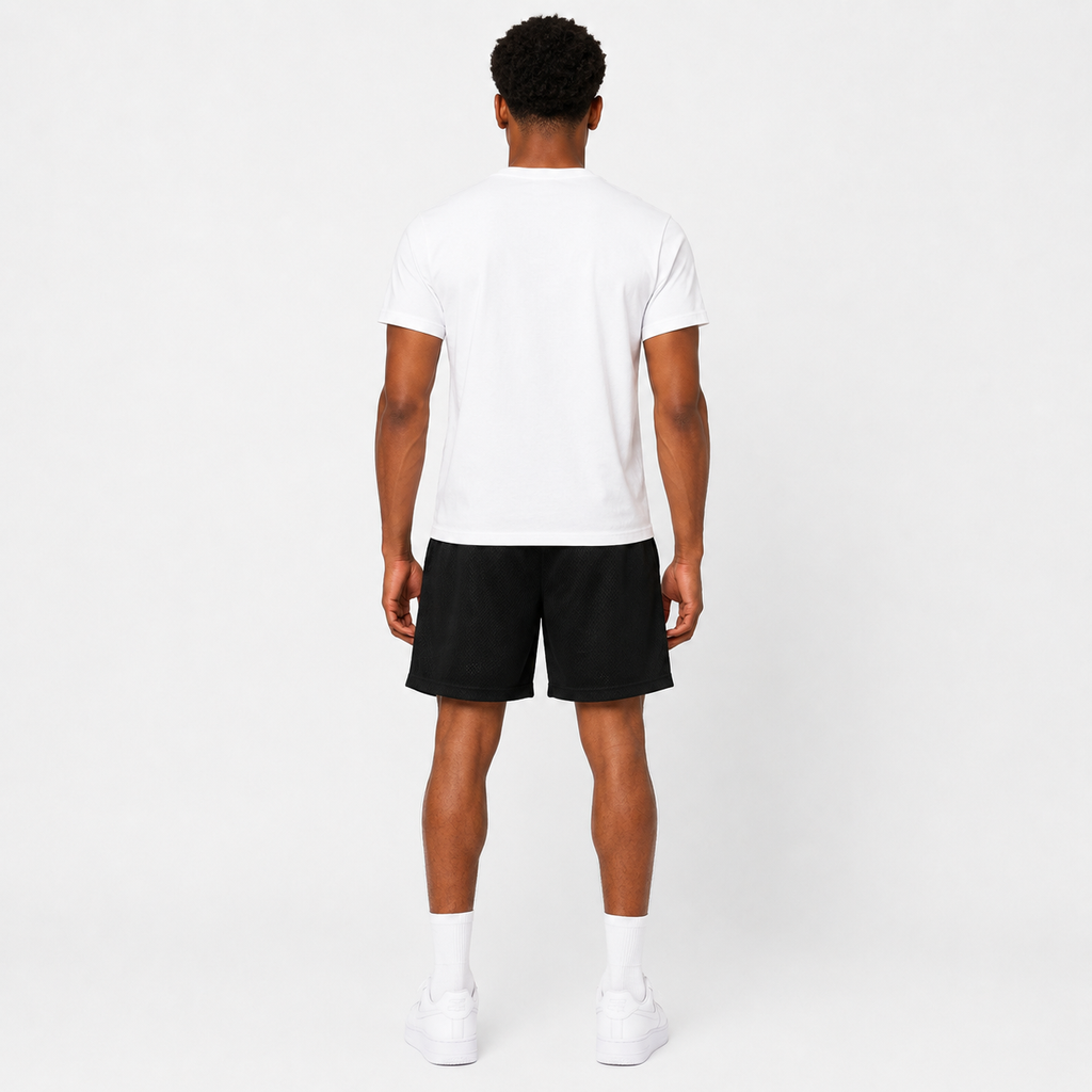 EE Mesh Short - Black Lightning (EE08) - back view