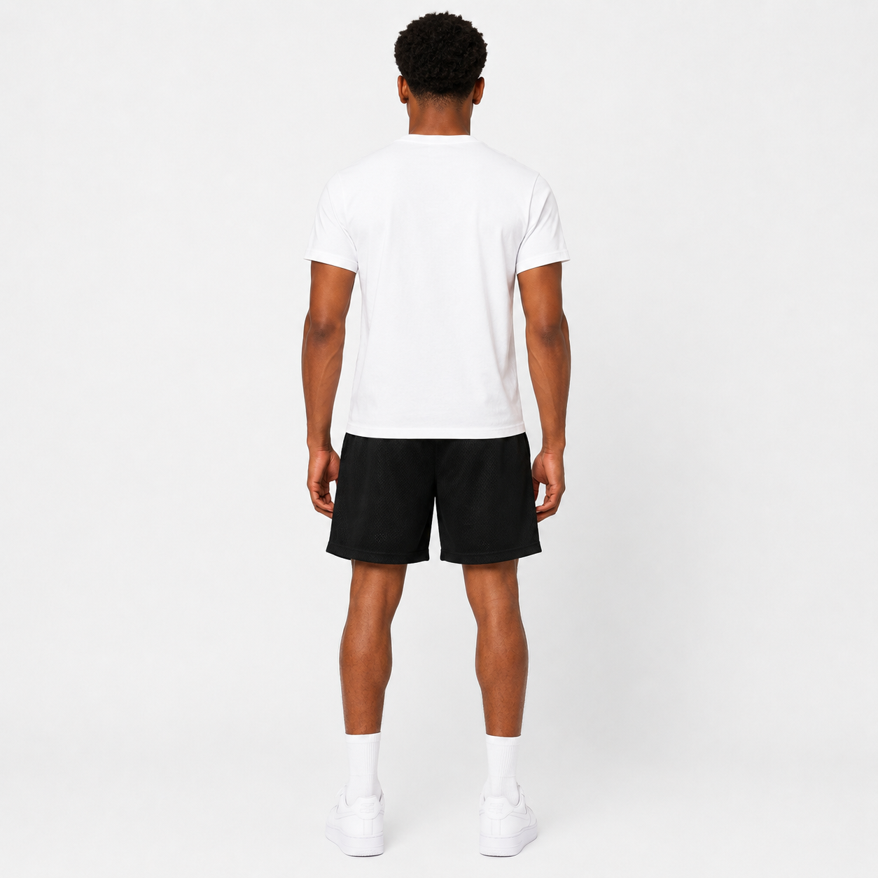 EE Mesh Short - Black Lightning (EE08) - back view