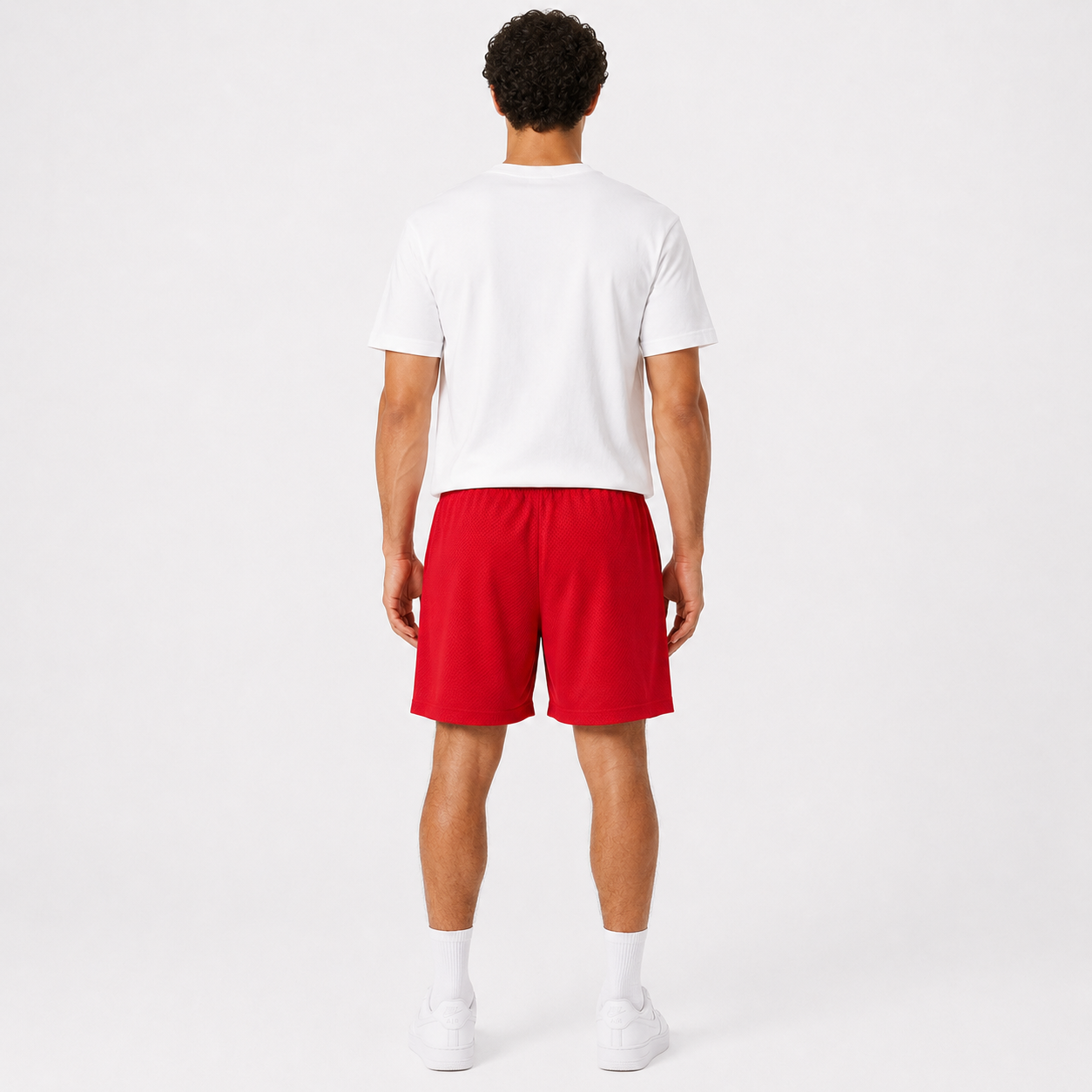 EE Mesh Short - Angels Red (EE04) - back view