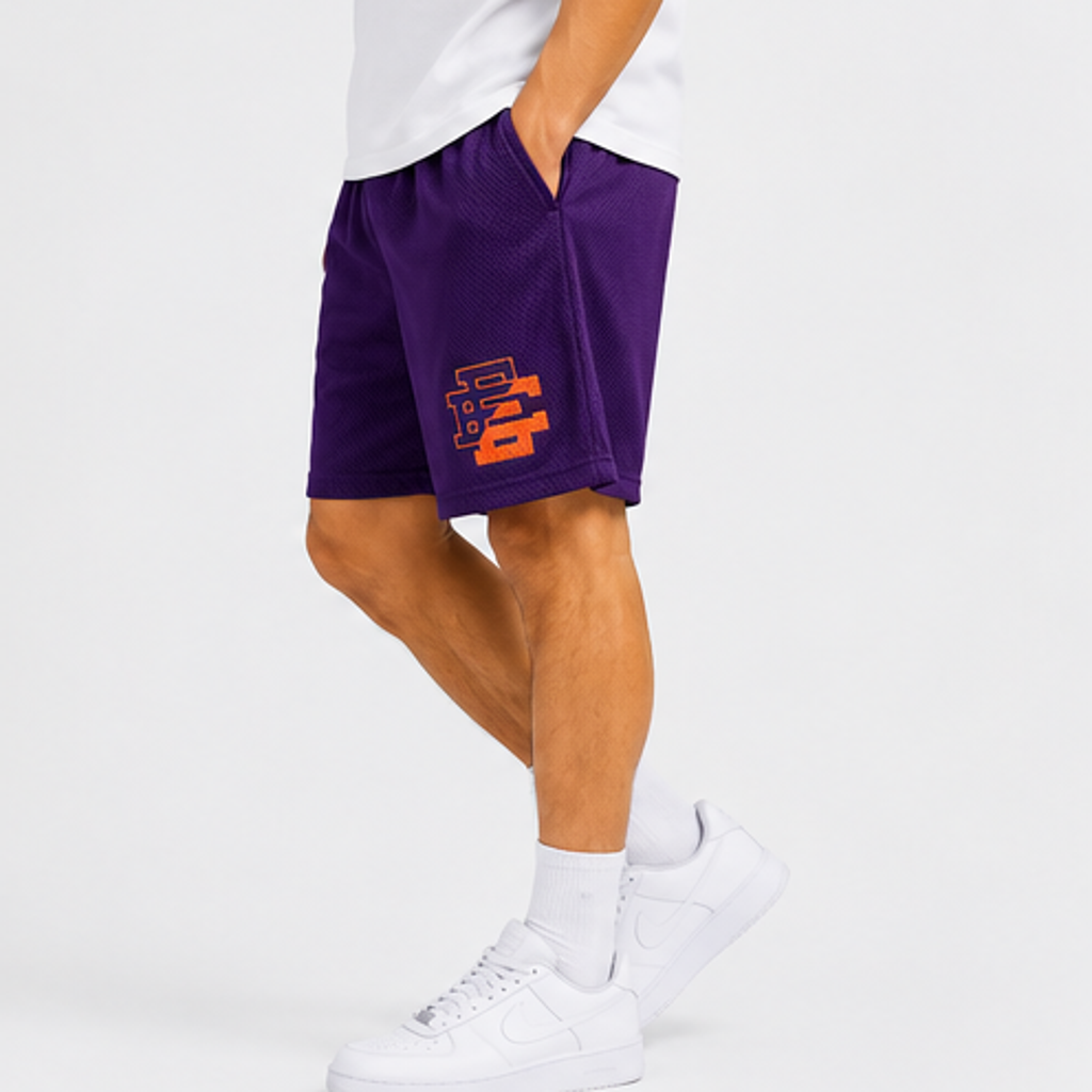 EE Mesh Short - Royal Purple (EE75) - side view