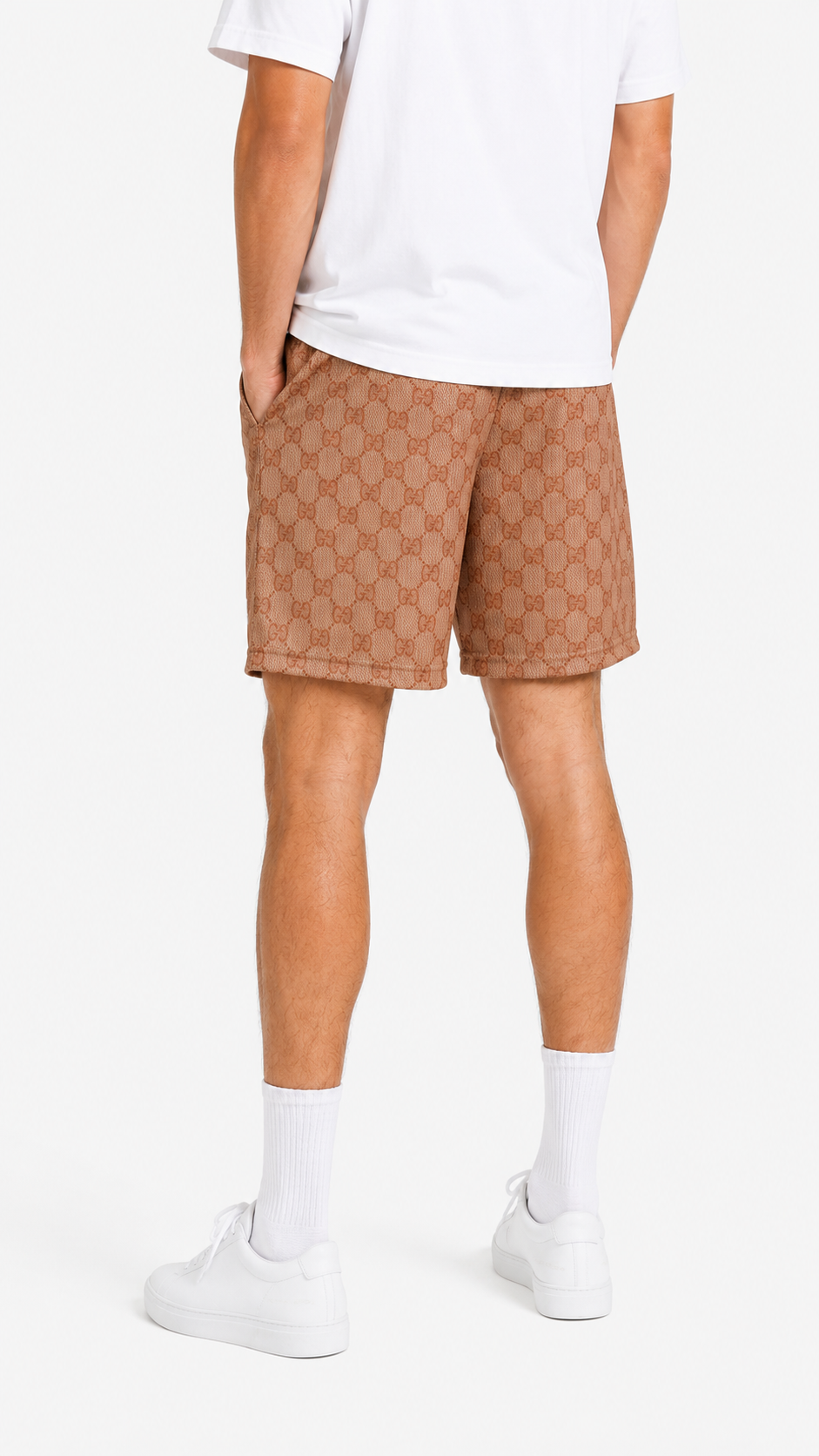 EE Mesh Short - Tan Monogram (EE41) - product photo