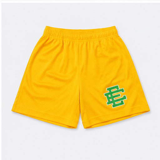EE Mesh Short - Varsity Gold (EE78) - flat lay