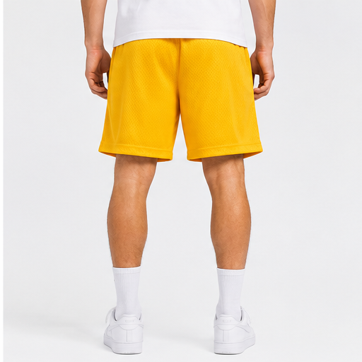 EE Mesh Short - Varsity Gold (EE78) - back view