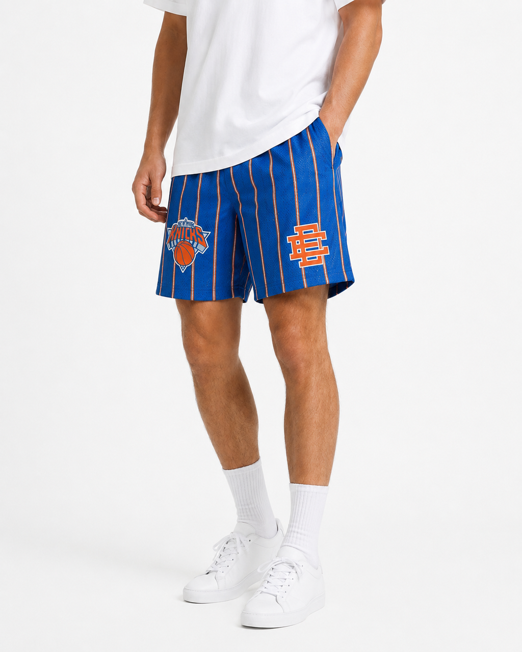 EE Mesh Short - Knicks Royal Stripe (E34) - product photo