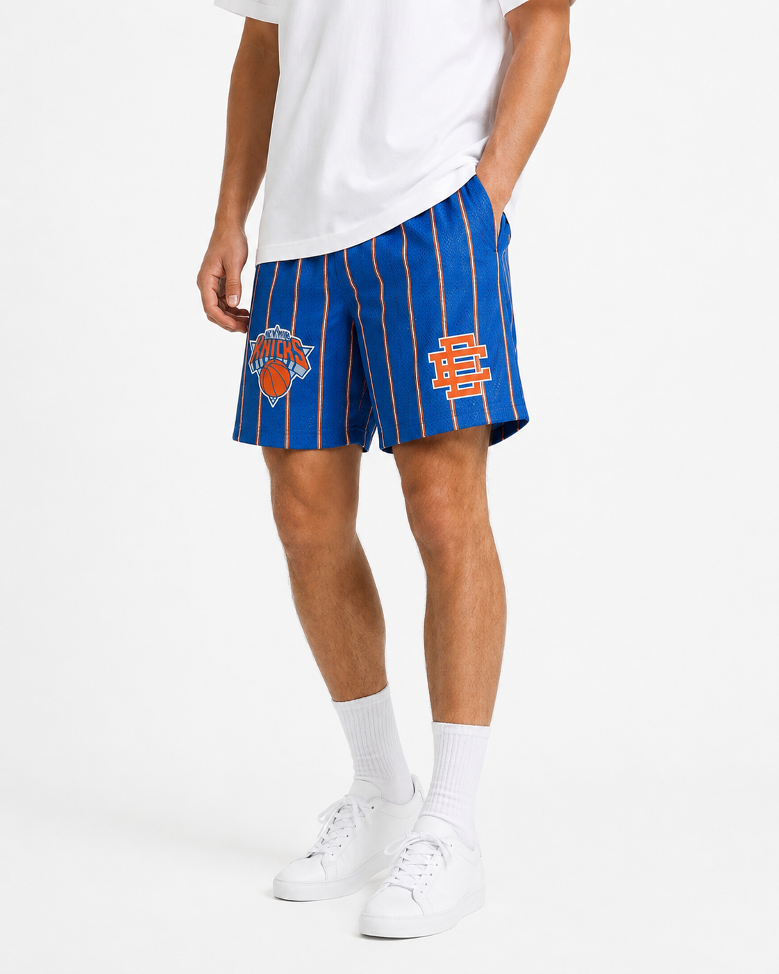 EE Mesh Short - Knicks Royal Stripe (E34) - product photo
