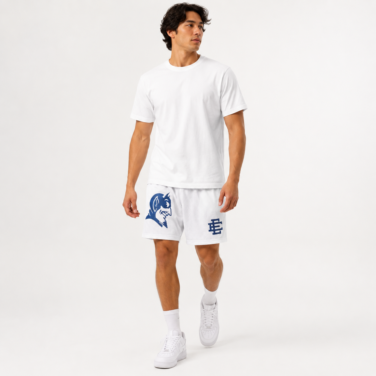 EE Mesh Short - White Blue Devil (EE47) - lifestyle view