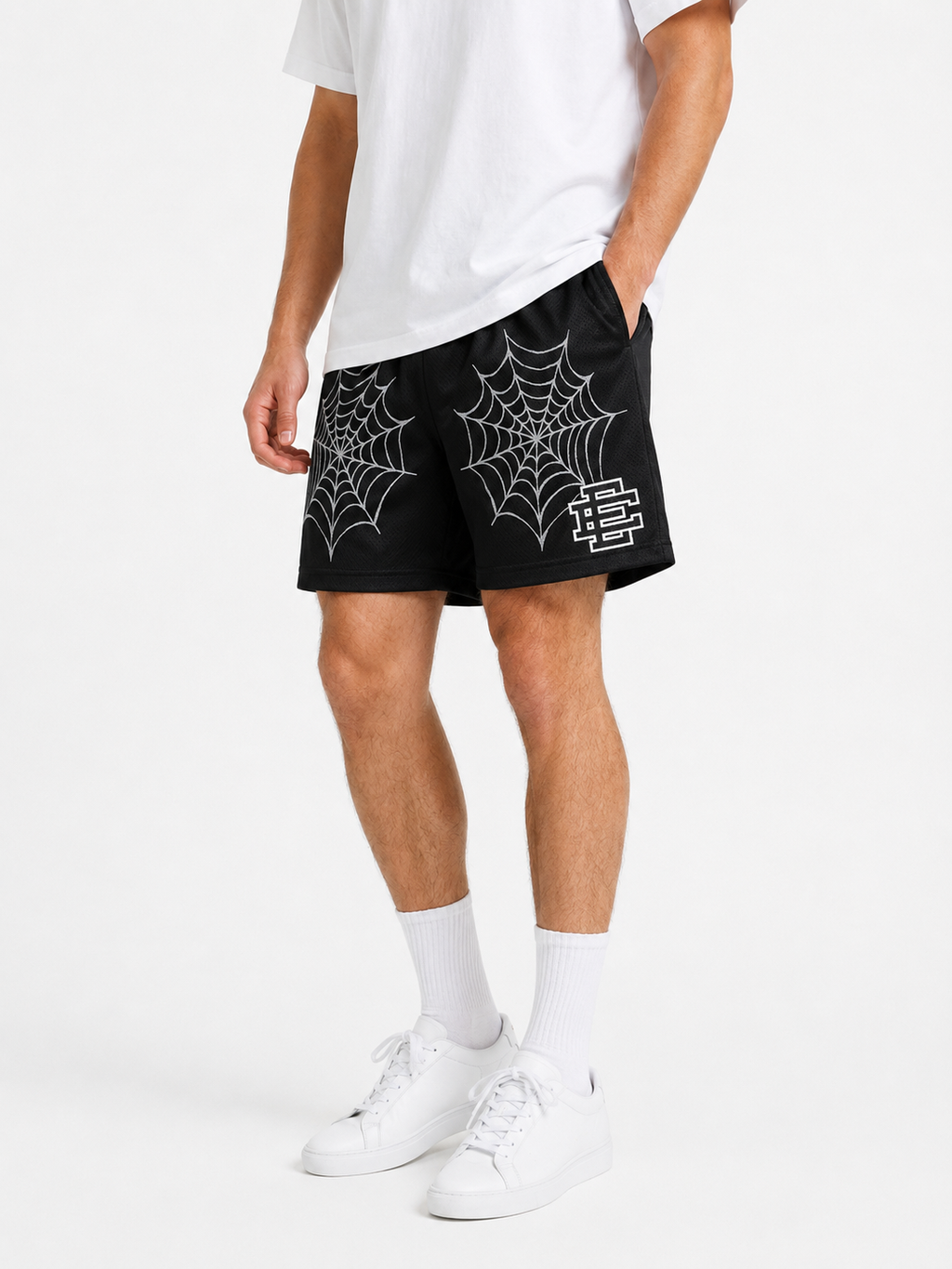 EE Mesh Short - Spider Web Black (E07) - product photo