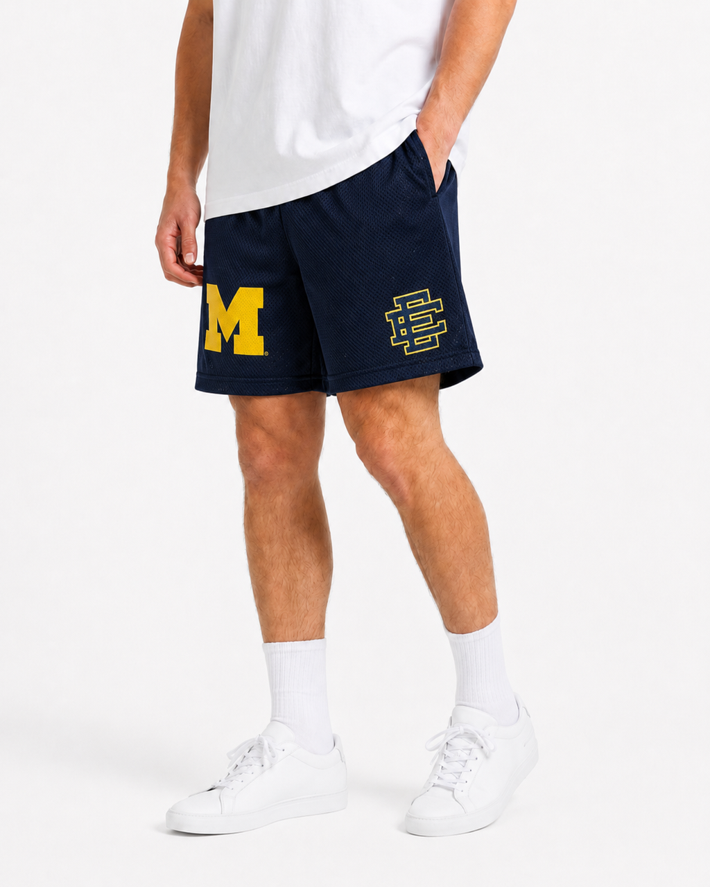 EE Mesh Short - Michigan Navy (E26) - product photo