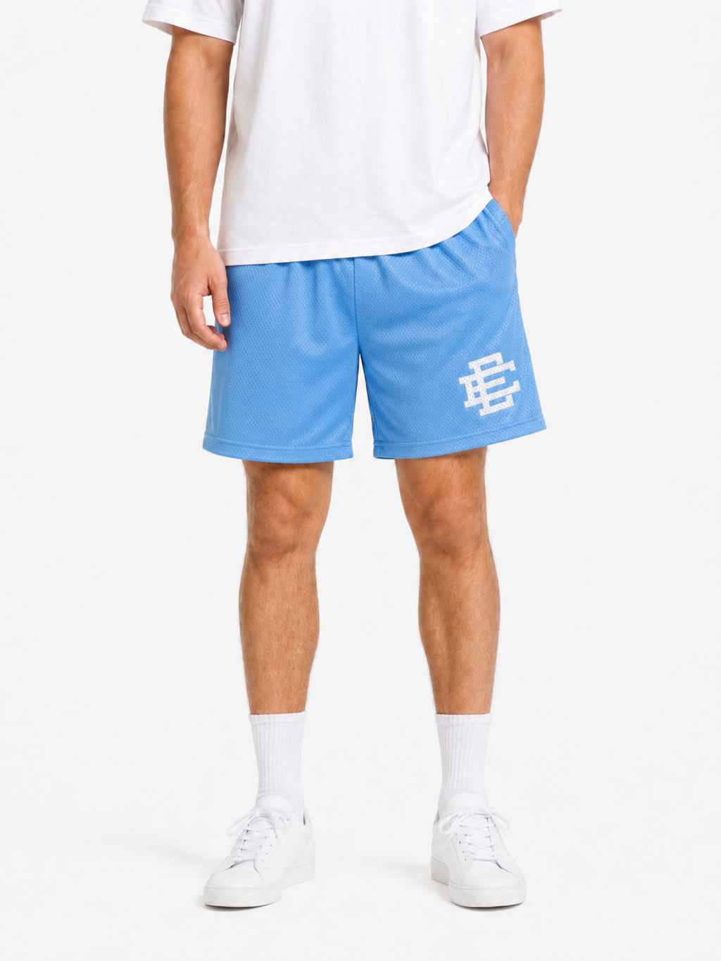 EE Mesh Short - Powder Blue (EE23) - front view