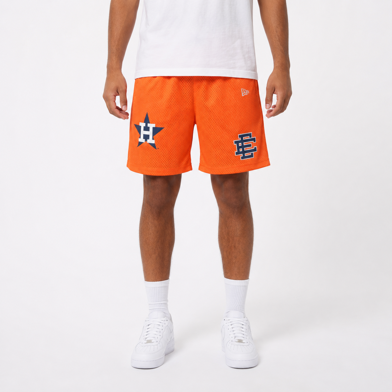 EE Mesh Short - Astros Orange (EE02) - front view