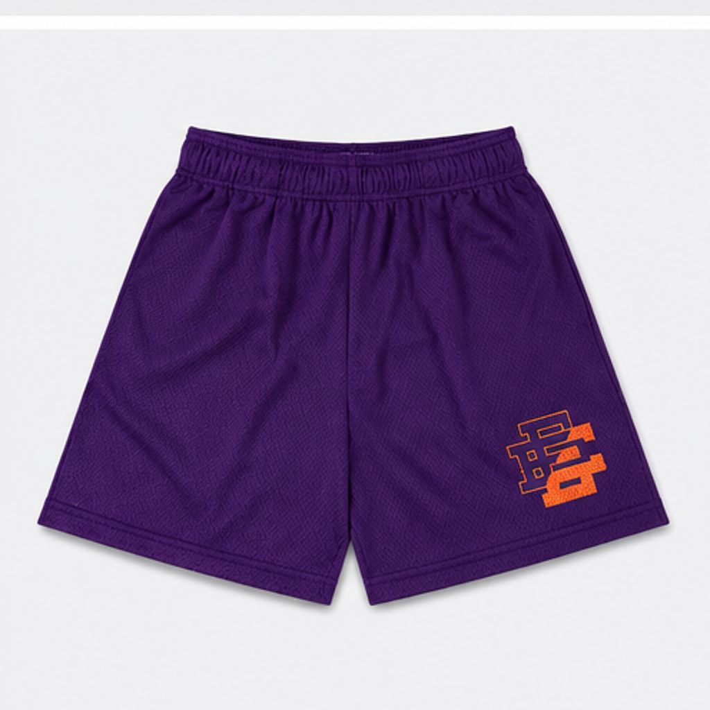 EE Mesh Short - Royal Purple (EE75) - flat lay