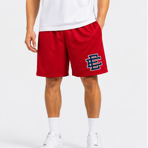 EE Mesh Short - Varsity Red (EE76) - front view