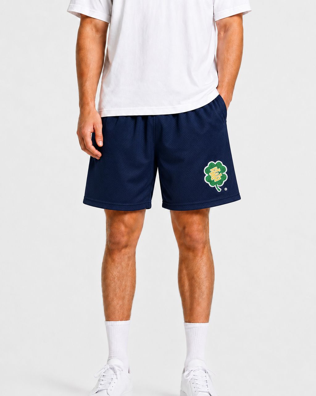 EE Mesh Short - Navy Shamrock (E10) - product photo