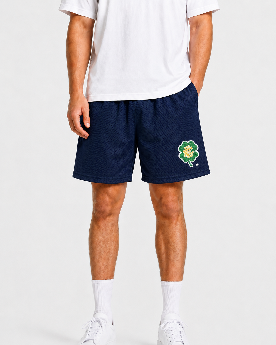EE Mesh Short - Navy Shamrock (E10) - product photo