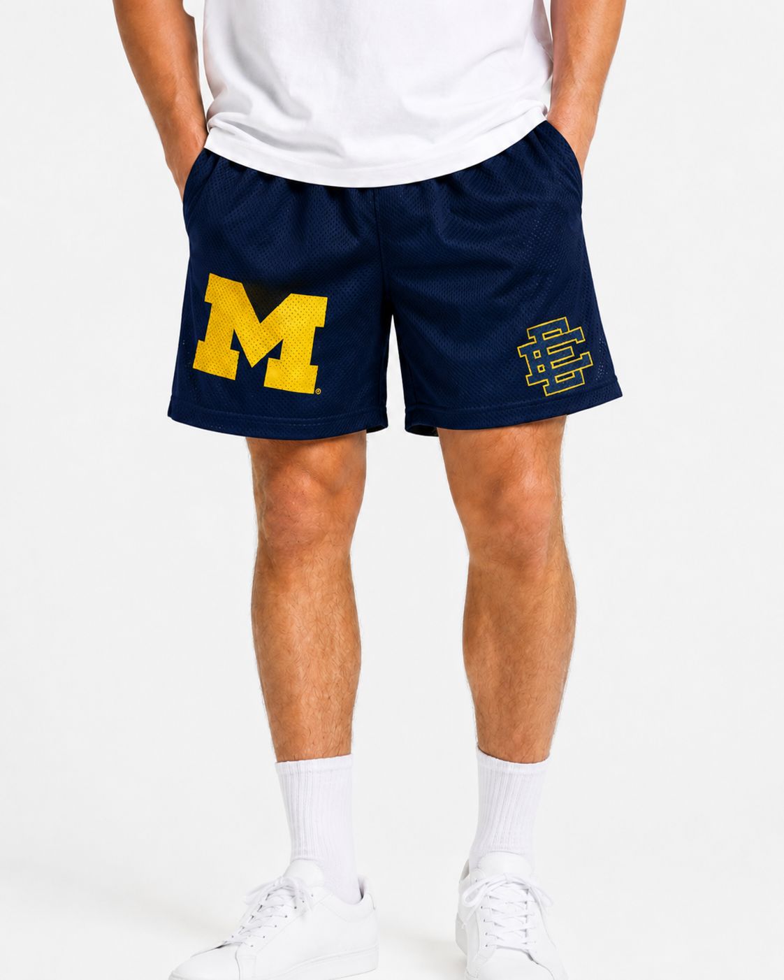EE Mesh Short - Michigan Navy (E26) - product photo