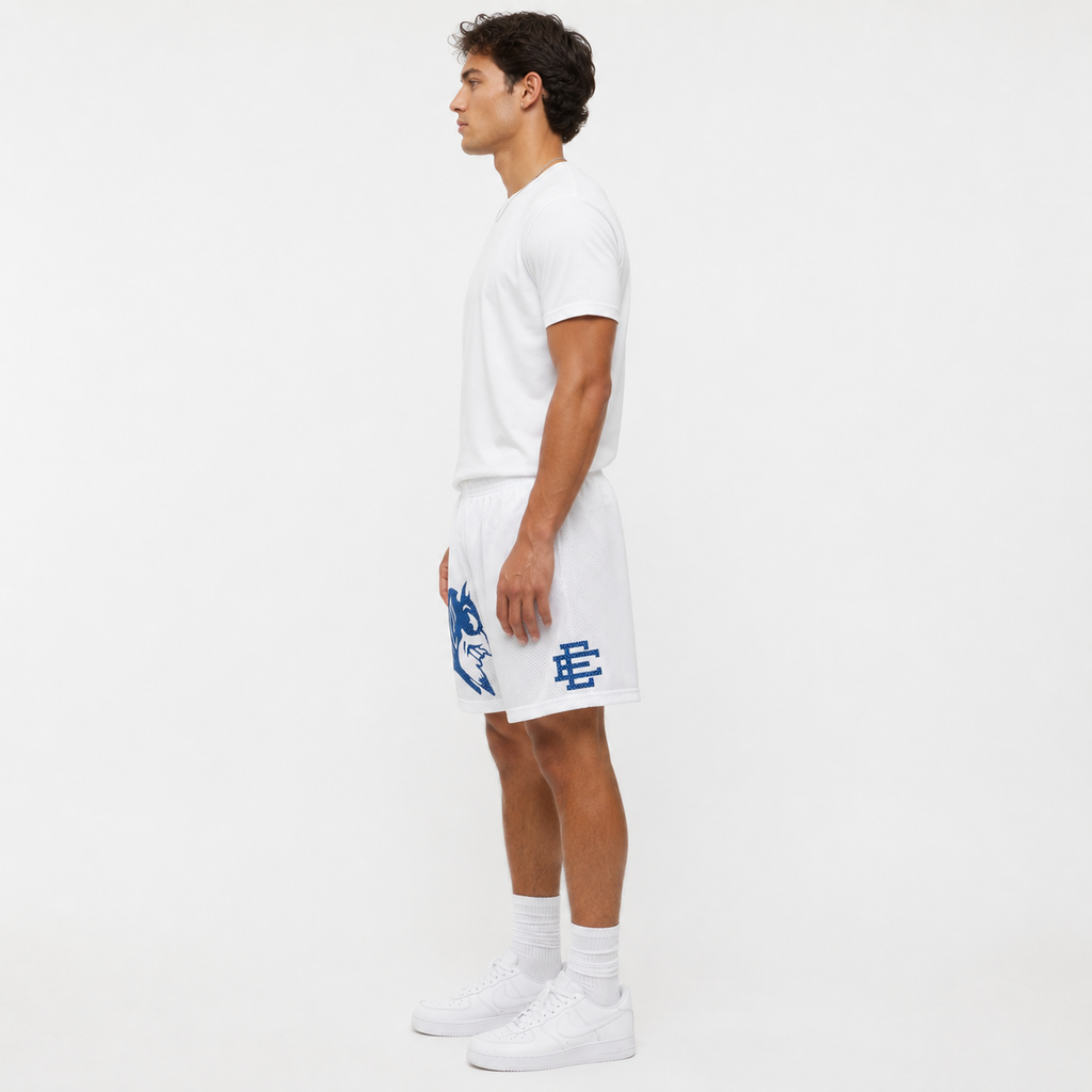 EE Mesh Short - White Blue Devil (EE47) - product photo