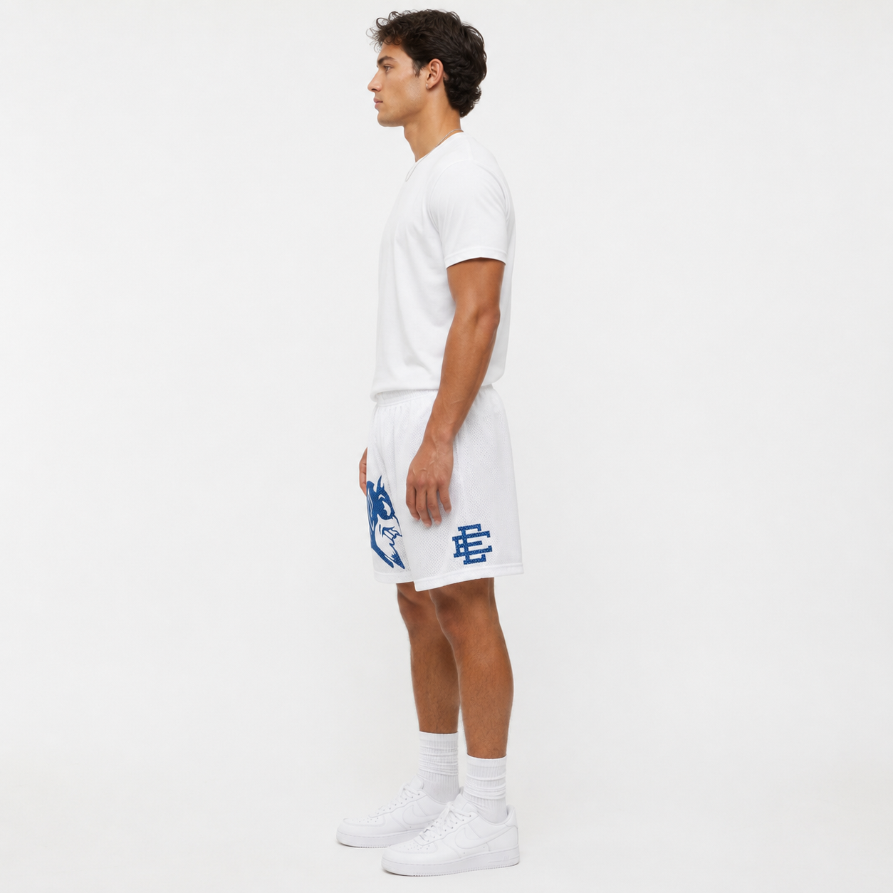 EE Mesh Short - White Blue Devil (EE47) - product photo