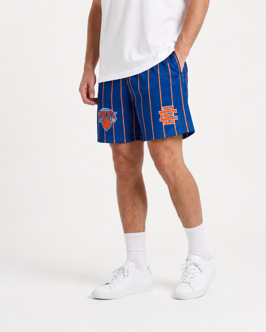 EE Mesh Short - Knicks Royal Stripe (E34) - product photo