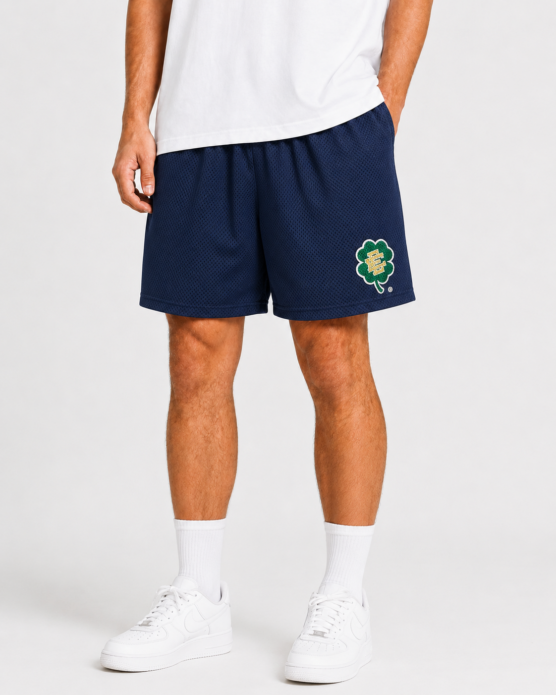 EE Mesh Short - Navy Shamrock (E10) - product photo