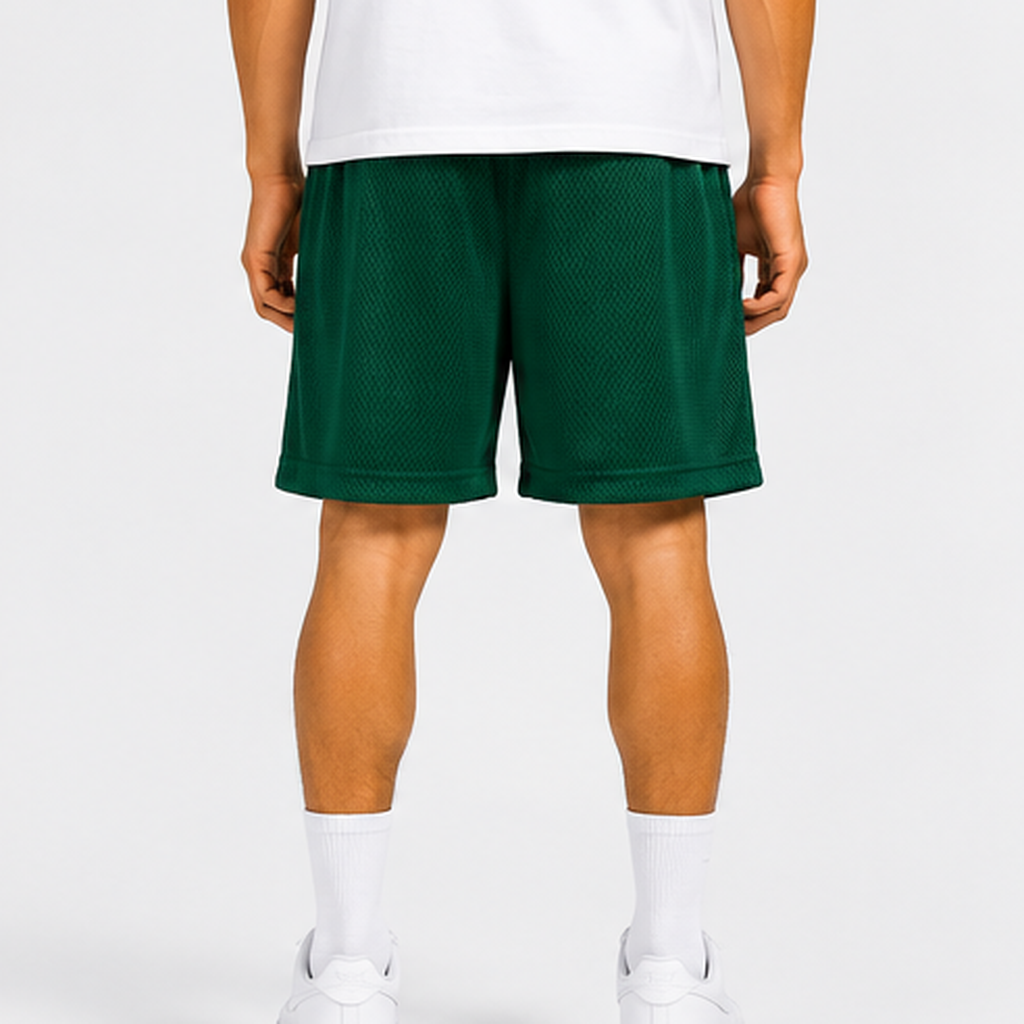 EE Mesh Short - I Love NY Green (EE67) - back view