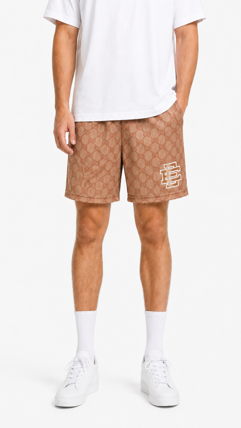 EE Mesh Short - Tan Monogram (EE41) - product photo