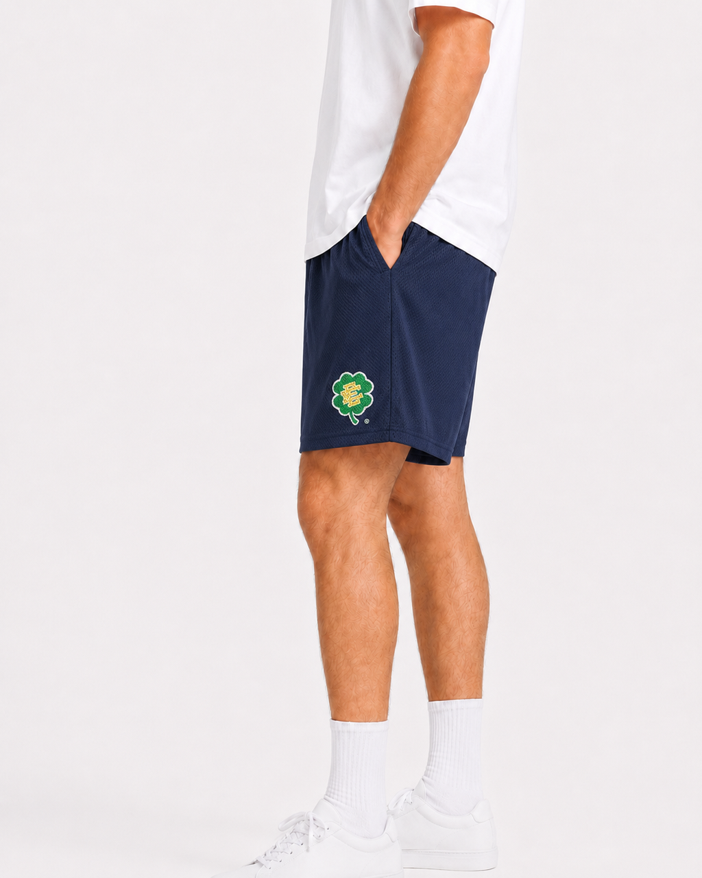 EE Mesh Short - Navy Shamrock (E10) - product photo