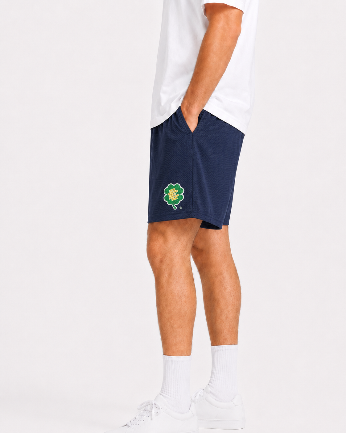 EE Mesh Short - Navy Shamrock (E10) - product photo