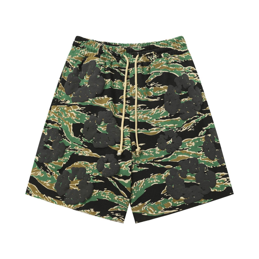 DT Shorts - Army Camo Orange Graphic (DT13)