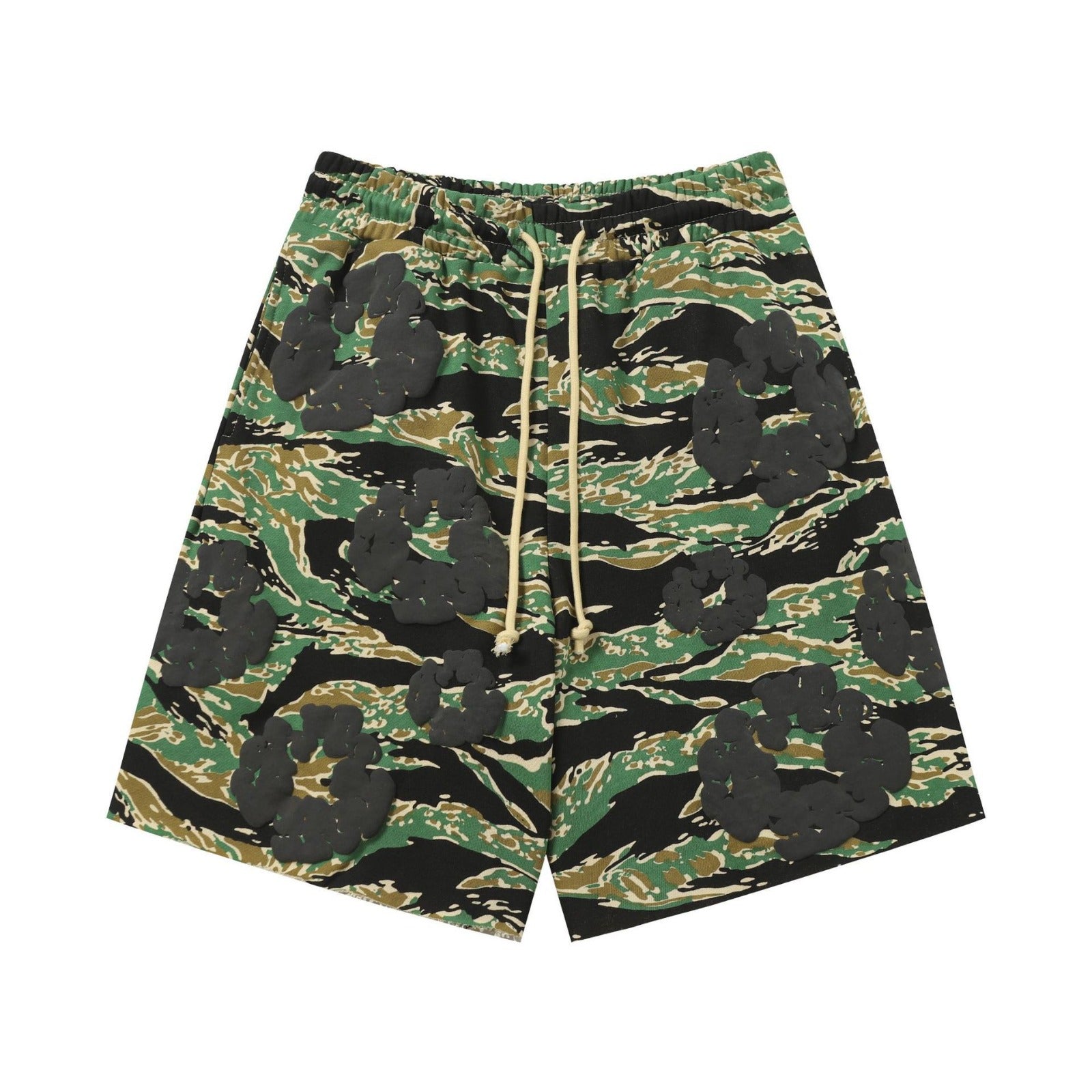 DT Shorts - Army Camo Orange Graphic (DT13)